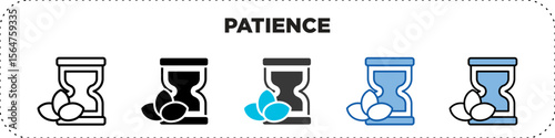 Patience Icon Pack Line Glyph