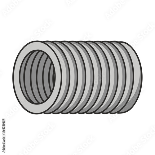 car tire isolated on white