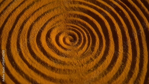 Abstract golden spiral pattern background wallpaper design art illustration image