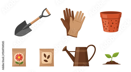 Gardening Essentials Tools, Gloves, Seeds, and Pots for a Thriving Garden
