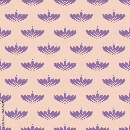 seamless pattern with floral elements 
