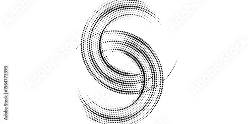 Halftone circular dotted frames set. Circle dots texture isolated on white background. Spotted spray texture.eps 10.