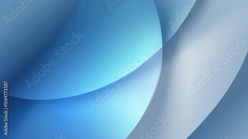 Smooth Blue Abstract Background