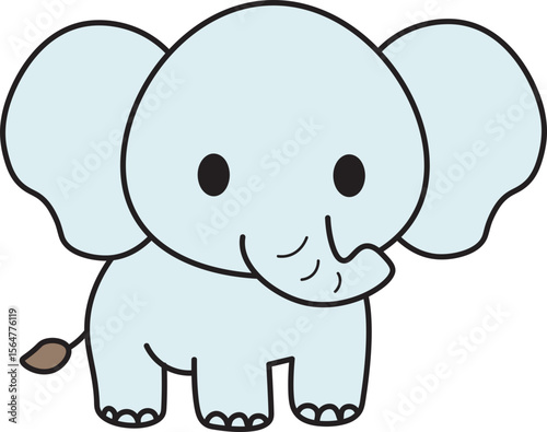 Baby cute elephant