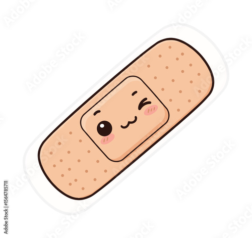 Kawaii Chibi Bandage Healing Cute Stickers