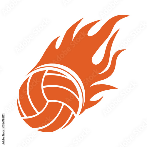 Dynamic Sport Ball Icons with Speed Lines, Vector Basketball Team Logo Templates with Burning Ball and Stars On White
