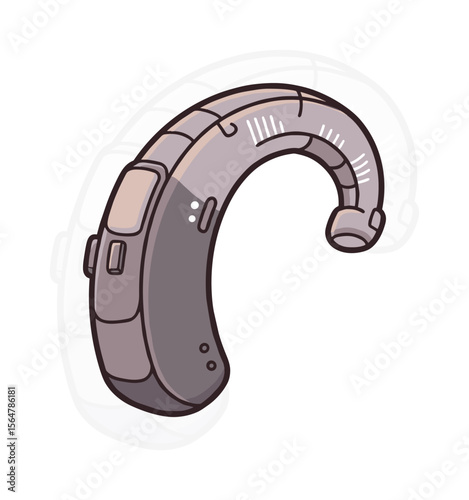 Kawaii Hearing Aid: Chibi Healthcare Accessory