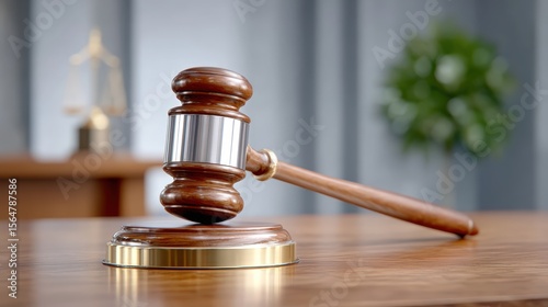 Tax education for students, A wooden judge