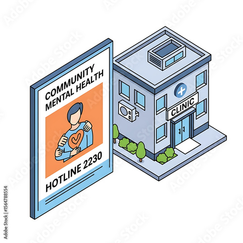 Community healthcare hotline and support center.