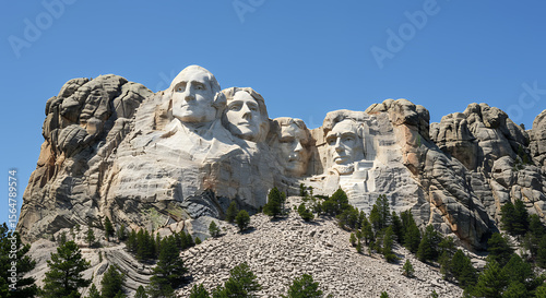Mount Rushmore: Faces of Freedom - Patriotic USA Landmark & Sculpture - Black Hills Travel Destination & Historical Monument