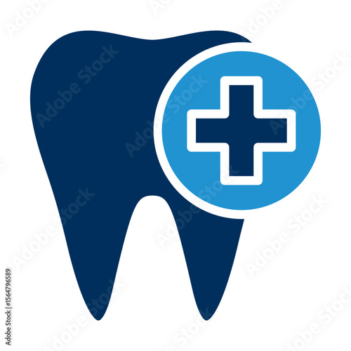 Dentist Blue Color Icon