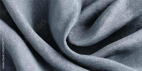 Blue denim jean texture and seamless background. Chambray Denim Fabric Background	