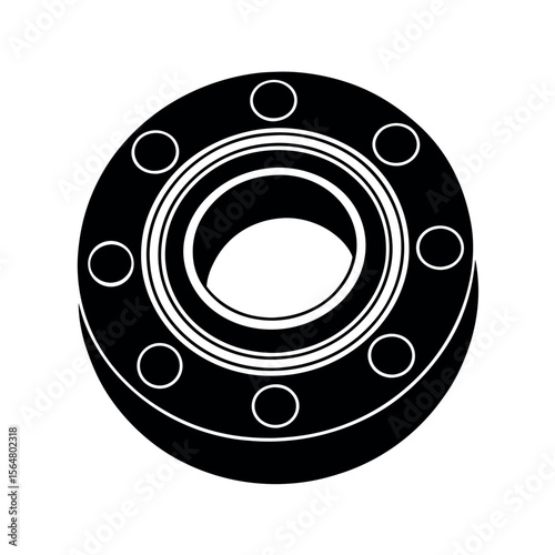 Flange Bearing Vector