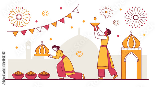 Hindu festival symbolic celebration 