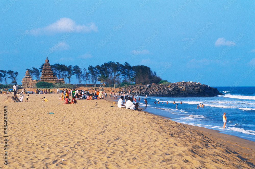 Shore temples, Mamallapuram, Tamil Nadu, India Shore temples, Mamallapuram, Tamil Nadu, India