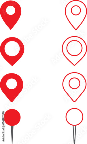 Location and Map Pin Icons