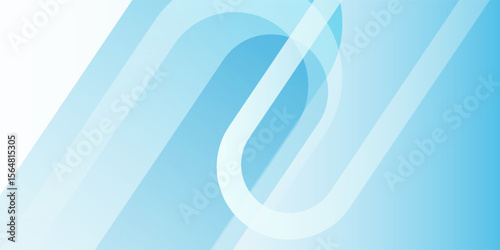 Abstract blue and white diagonal geometric shape background. Simple graphic element. Modern banner template design with space for your text. Suit for brochure, business, flyer, website, presentation