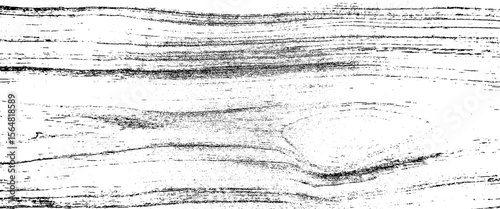 Vector distressed wood scratch lines grunge effect with a transparent background