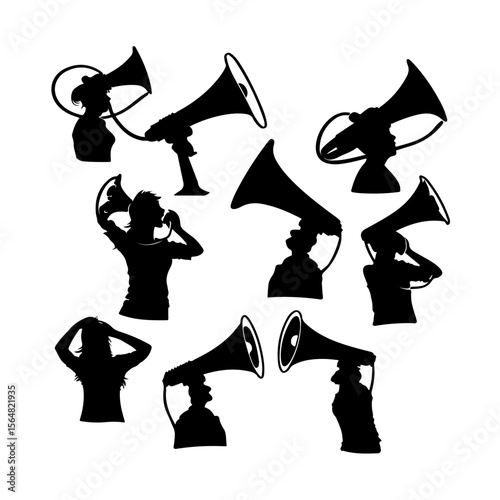 Announcement Megaphone Vector Clipart