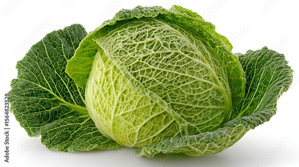 Fototapeta premium cabbage isolated on white background