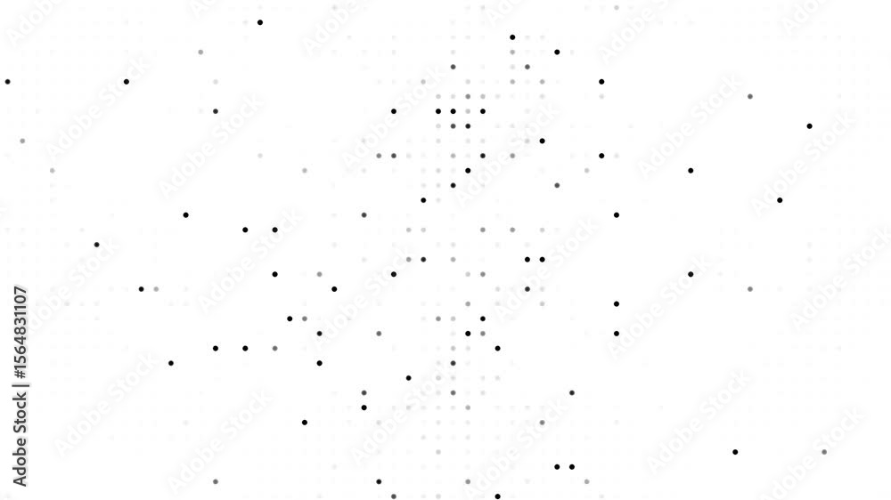 Black and white modern abstract animated simple minimal pattern background