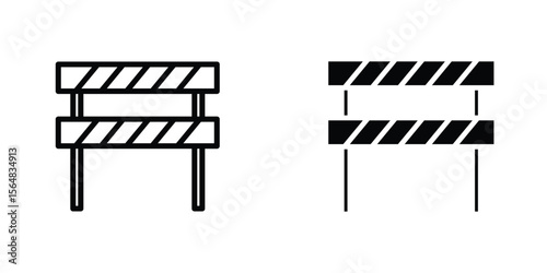 Barrier icon Simple vector illustration for graphic and web design.