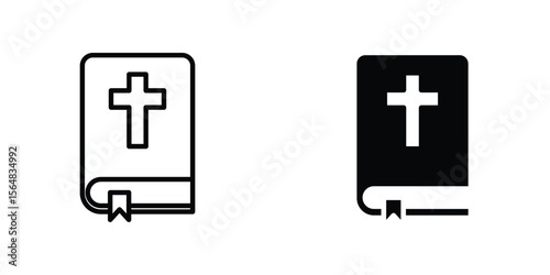 Bible icon Simple vector illustration for graphic and web design.