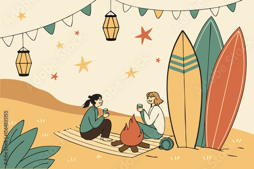 Friendship Beach Bonfire Party