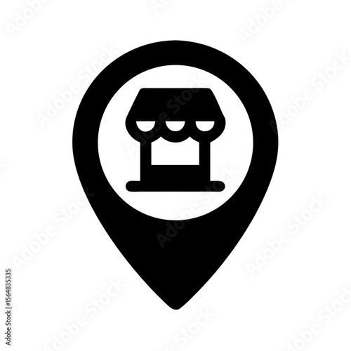 Shop location pin store marker retail map pointer navigation gps local business place service point