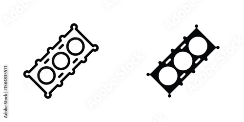 Car gasket icon Simple vector illustration for graphic and web design.