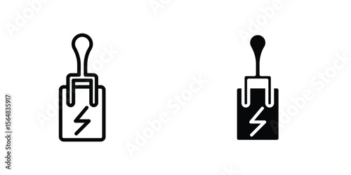 Circuit Breaker icon Simple vector illustration for graphic and web design.