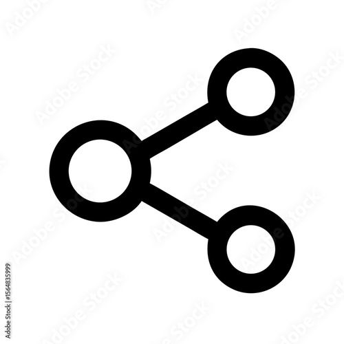 Share icon vector graphic for social media sharing and network connection symbol design element