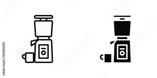 Cold pressed juicer icon Simple vector illustration for graphic and web design.
