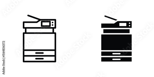 Copier icon Simple vector illustration for graphic and web design.