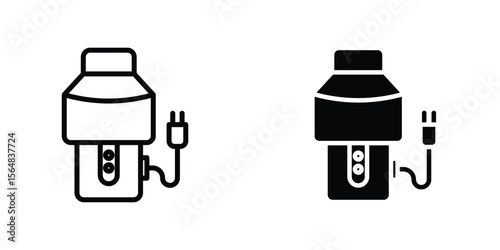 Garbage disposal icon Simple vector illustration for graphic and web design.