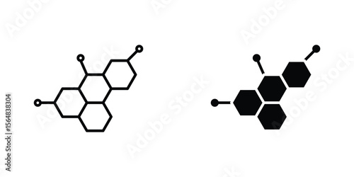 Hormones icon Simple vector illustration for graphic and web design.