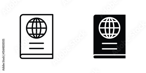 Immigration icon Simple vector illustration for graphic and web design.
