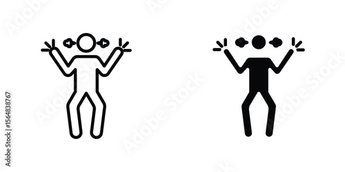 Irritated human icon Simple vector illustration for graphic and web design.