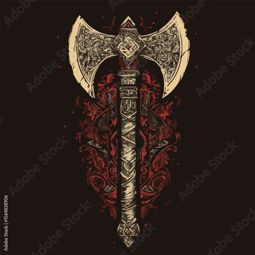 axe, color image
