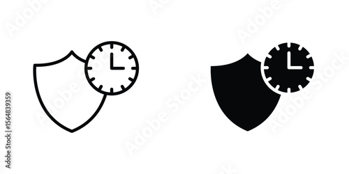 Long term icon Simple vector illustration for graphic and web design.
