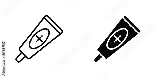 Ointment icon Simple vector illustration for graphic and web design.