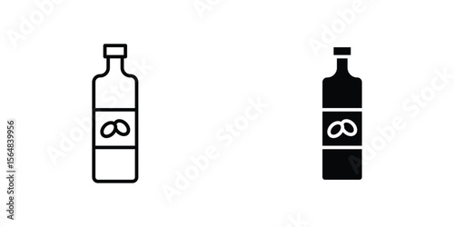 Olive oil icon Simple vector illustration for graphic and web design.