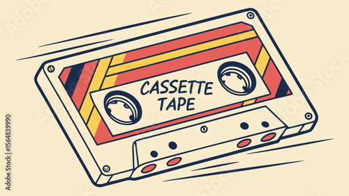Old School Audio Cassette Tape