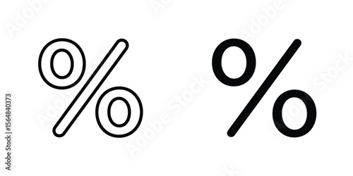 Percent icon Simple vector illustration for graphic and web design.