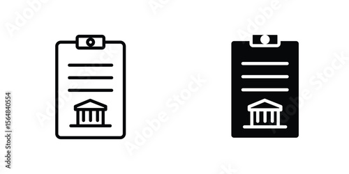 Policy icon Simple vector illustration for graphic and web design.
