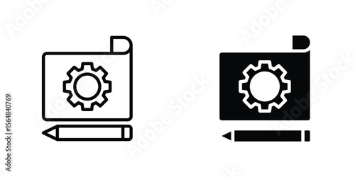 Prototyping icon Simple vector illustration for graphic and web design.