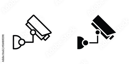 Security camera icon Simple vector illustration for graphic and web design.