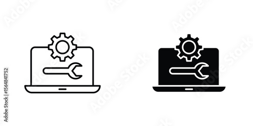 Software Engineering icon Simple vector illustration for graphic and web design.