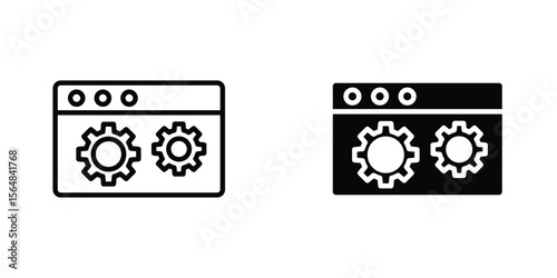 Software icon Simple vector illustration for graphic and web design.