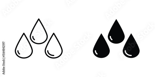 Tear drop icon Simple vector illustration for graphic and web design.